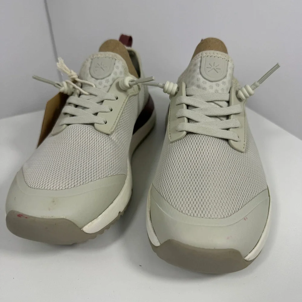 Tropicfeel Jungle Travel Sneakers Womens Size 6 Silver White Burgundy Water Shoe